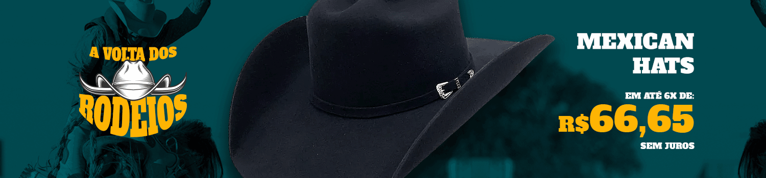 Banner - A volta dos rodeios - Mexican Hats
